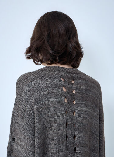 Our Legacy Popover Roundneck Sweater Brown our0164026