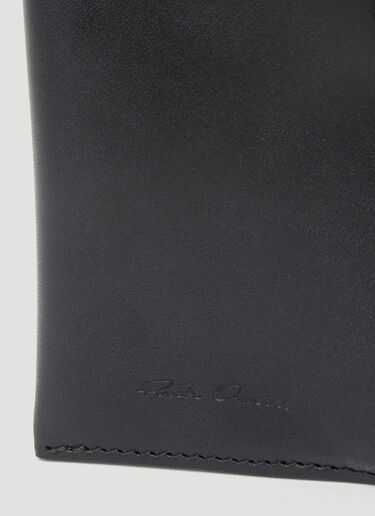Keyring Leather Wallet Rick Owens Keyring Leather Wallet Black ric0153036