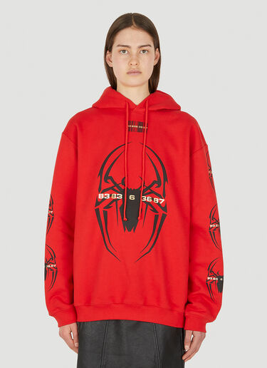 VTMNTS Spider Hooded Sweatshirt Red vtm0350014