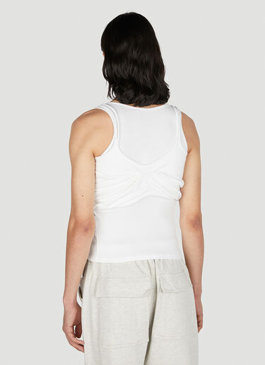 Mainline:RUS/Fr.CA/DE Draped Tank Top White mai0352003