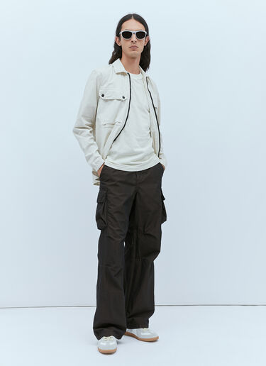 コンパスパッチ オーバーシャツ Stone Island コンパスパッチ オーバーシャツ ベージュ sto0154042