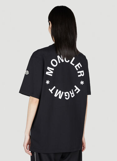 7 Moncler Fragment Logo T-Shirt Black mfr0354005