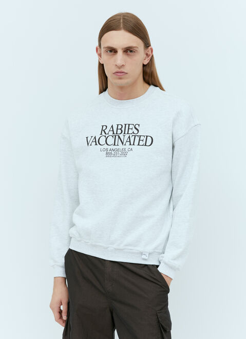 Praying Rabies Crew Sweatshirt Black pry0354003