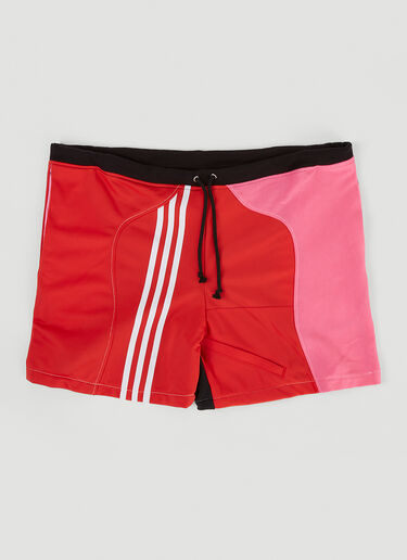 DRx FARMAxY FOR LN-CC x adidas Upcycled Multi Panel Shorts Red drx0345020