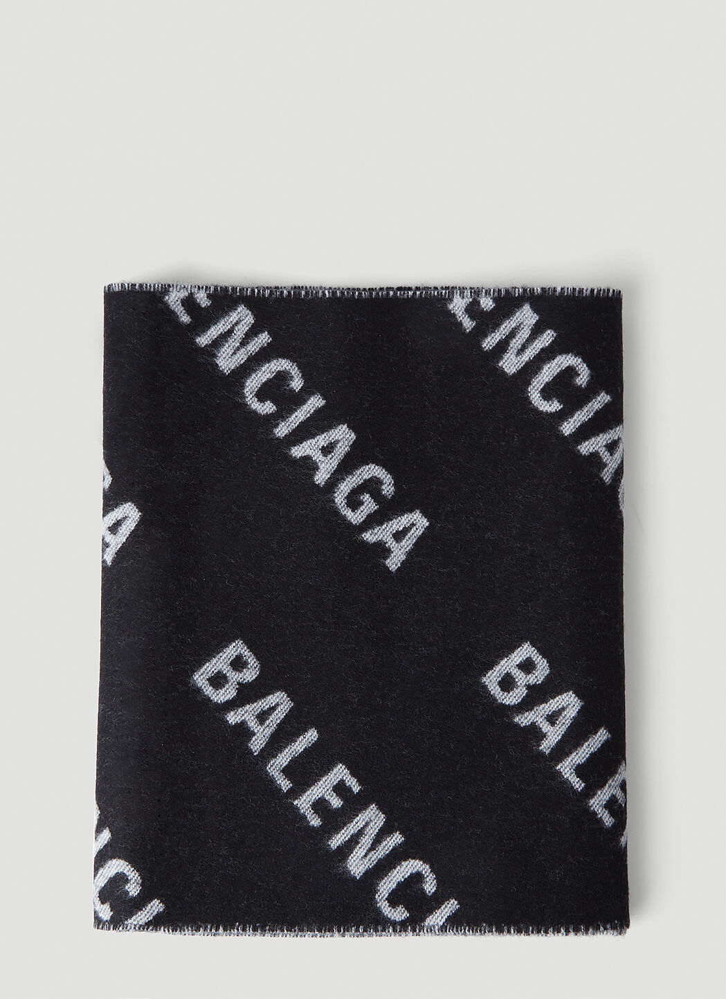 Balenciaga all over logo best sale scarf