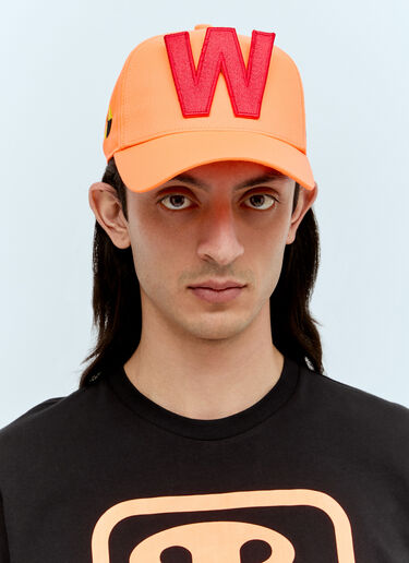 Walter Van Beirendonck W Baseball Cap Orange wlt0156023