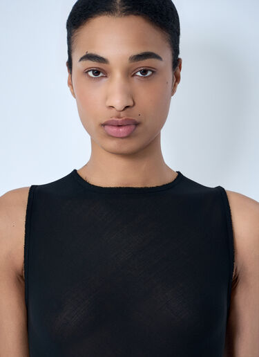 Sleeveless Mesh Midi Dress RIER Sleeveless Mesh Midi Dress Black rrr0264001