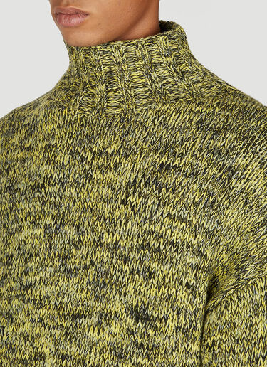 Jil Sander+ Marled Wool Knit Sweater Green jsp0153005
