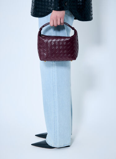 Bottega Veneta 미니 왈라스 숄더백 버건디 bov0259023