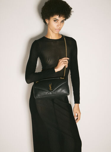 Saint Laurent 칼립소 미디엄 숄더백 블랙 sla0257085