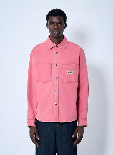 Stüssy Heavy Washed Canvas Shirt Rose sts0160006