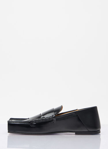 Jacquemus Les Mocassins Carre Loafers Black jac0258069