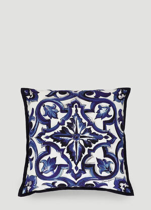 Dolce & Gabbana Casa Canvas Cushion small Black wps0691219