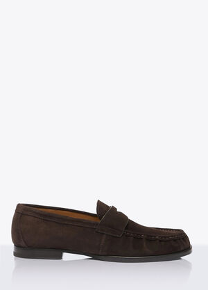 Gucci Fred Suede Loafers Black guc0159058