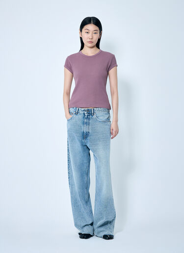 Acne Studios Thermal T-Shirt Purple acn0259008