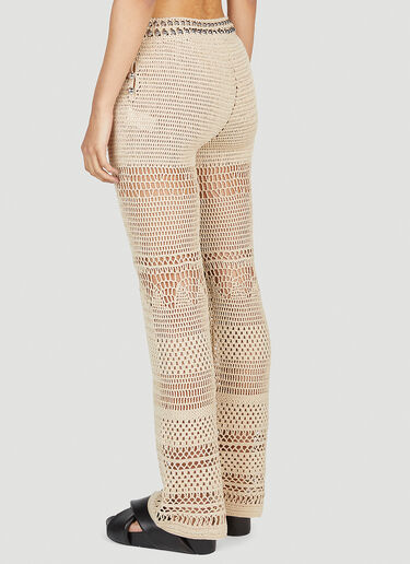 Rabanne Crochet Pants Beige pac0254009