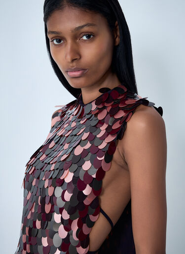 Dries Van Noten Embellished Top Burgundy dvn0262003