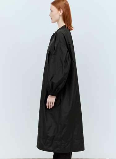 Max Mara Long Parka Taffeta Jacket Black max0255059