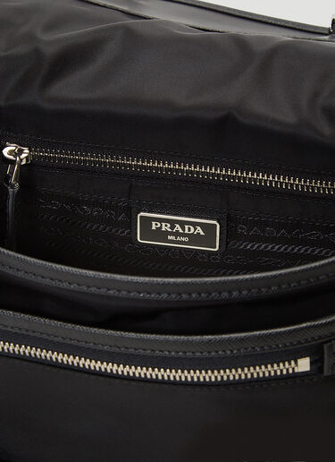Prada Nylon Satchel Shoulder Bag Black pra0343001