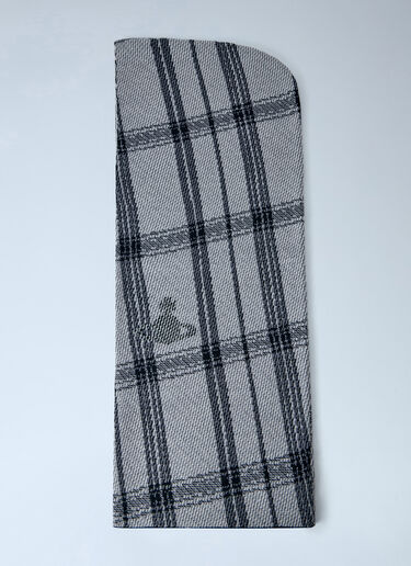 LN-CC® - Vivienne Westwood: 타탄 후드 - 회색 Vivienne Westwood 타탄 후드 회색 vvw0166022