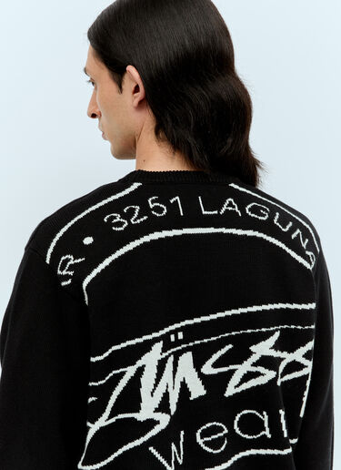 Stüssy ラグナ アイコンセーター ブラック sts0156009