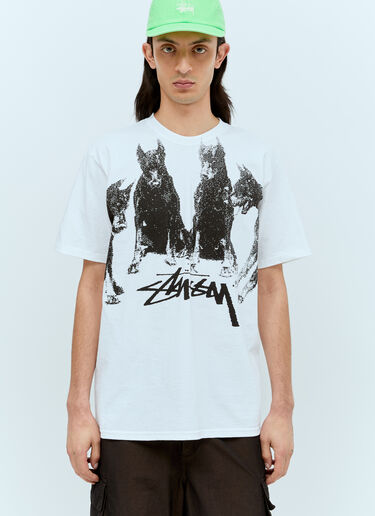Stüssy Doberman T-Shirt White sts0156028