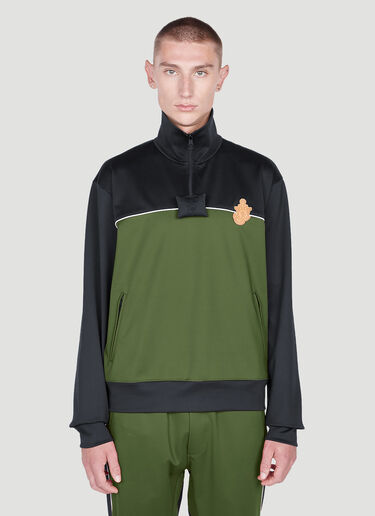 1 Moncler JW Anderson Colourblock Sweatshirt Green mjw0152006