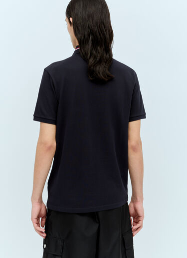 Logo Patch Polo Shirt Moncler Logo Patch Polo Shirt Navy mon0156011