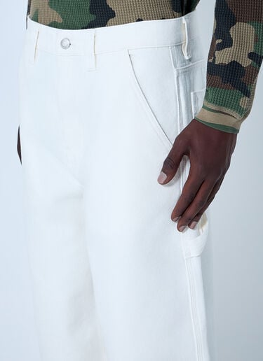 Stüssy Wide-Leg Trousers White sts0164012