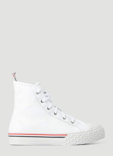 Thom Browne Collegiate High Top Sneakers White thb0249018