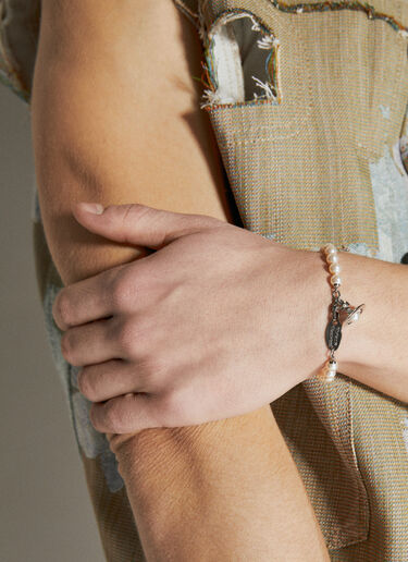 Vivienne Westwood 시모네타 펄 팔찌 실버 vww0356002