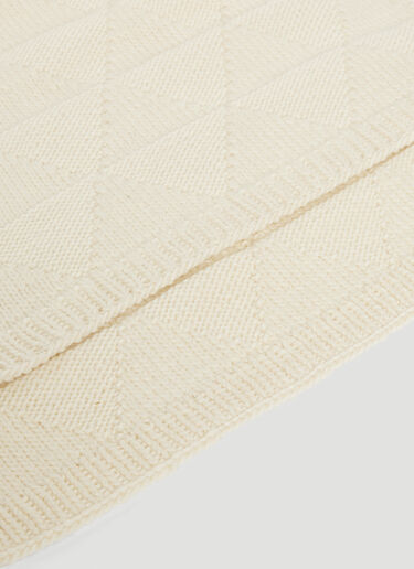 Bottega Veneta Cable-Knit Scarf White bov0245100