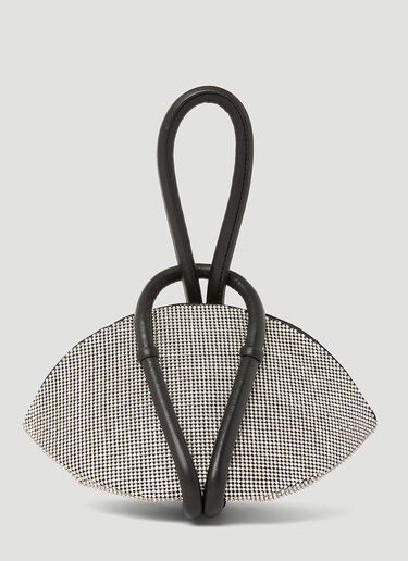 KARA Knot Crystal Embellished Handbag Silver kar0249004