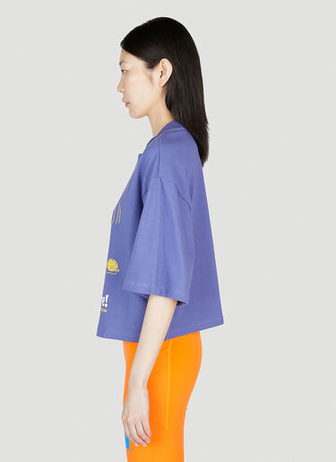 The North Face x Online Ceramics クロップドプリントTシャツ パープル tnf0252053