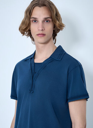 Kiko Kostadinov Otak Polo Shirt Blue kko0164007