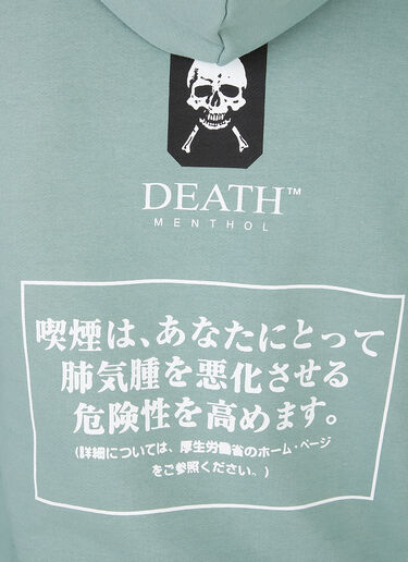Death Cigarettes Death 印花连帽运动衫 绿色 dec0146004