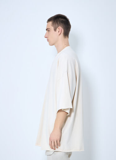 Rick Owens V Tommy Knit T-Shirt Beige ric0159006