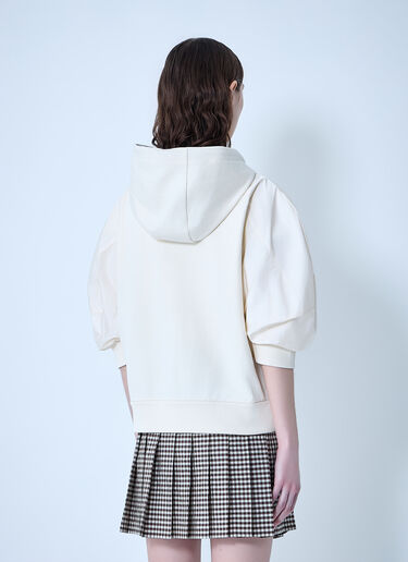 Hooded Zip-Up Sweatshirt Moncler Hooded Zip-Up Sweatshirt White mon0264029