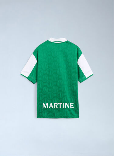 Logo Motif Polo Shirt Nike x Martine Rose Logo Motif Polo Shirt Green nik0362104