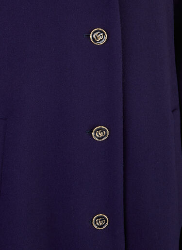 Gucci Military Long Coat Blue guc0245024