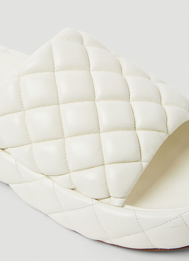 Bottega Veneta Intreccio 软垫凉鞋 白 bov0249079