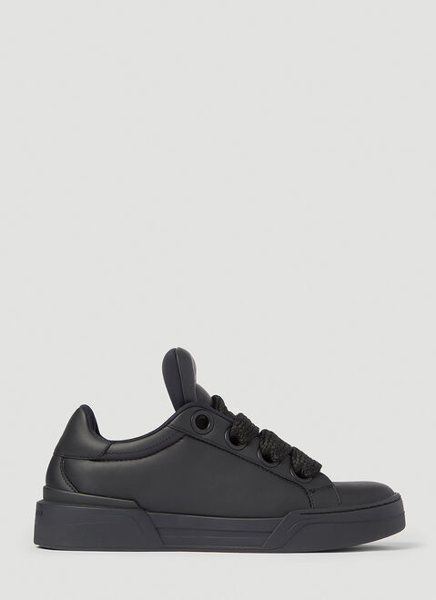 Dolce & Gabbana ナッパレザー・メガスケート・スニーカー ブラック dol0154004