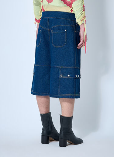 Chopova Lowena Balmy Denim Shorts Blue cho0360008