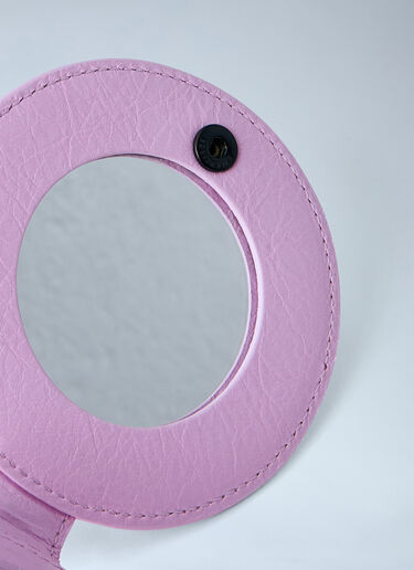 Balenciaga Le City Round Mirror Charm Pink bal0263046