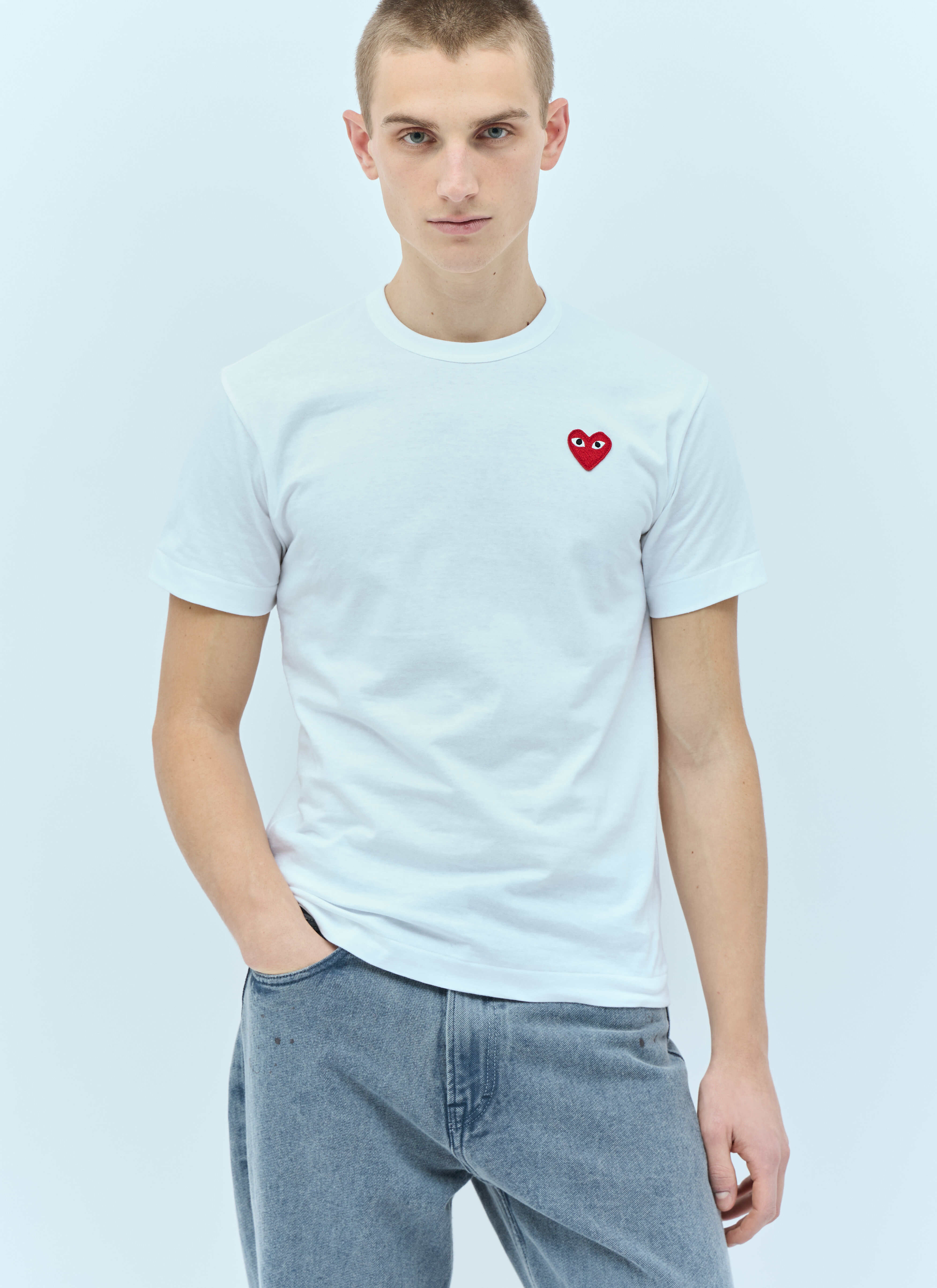 Jean Paul Gaultier 徽标贴饰 T 恤 白色 jpg0256013