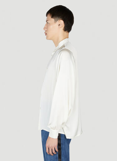 Mandarin Shirt Saint Laurent Mandarin Shirt White sla0152001