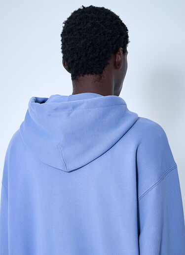 Awake NY Logo Motif Hooded Sweatshirt Blue awk0160002