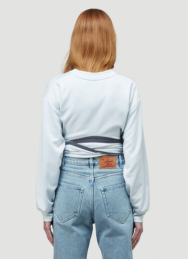 Y/Project Wrap Sweatshirt Blue ypr0244007