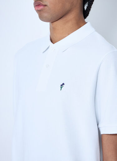 Noah Pique Polo Shirt White noa0160005