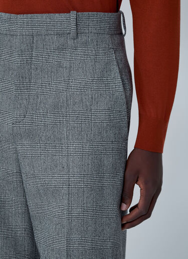 Wide-Leg Wool Blend Pants Saint Laurent Wide-Leg Wool Blend Pants Black sla0162021